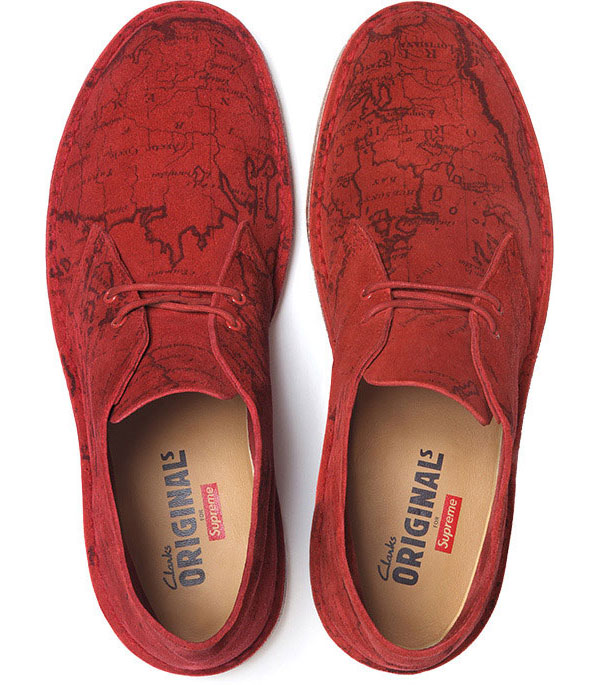 Supreme x Clarks 2013春夏联名新作沙漠靴