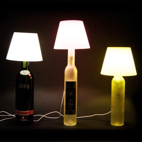 日本创意酒瓶底座触控台灯