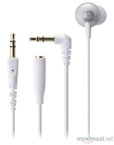 音频技术动态类型 innaiyaheddohon 氢氧化铝 CKM55 WH(原文:audio-technica ダイナミック型インナーイヤーヘッドホン ATH-CKM55 WH)