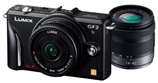 【促销】日本原装松下GF2W 黑色双头套机 含14mm/F2.5、14-42mm/F3.5镜头 DMC-GF2 W-K